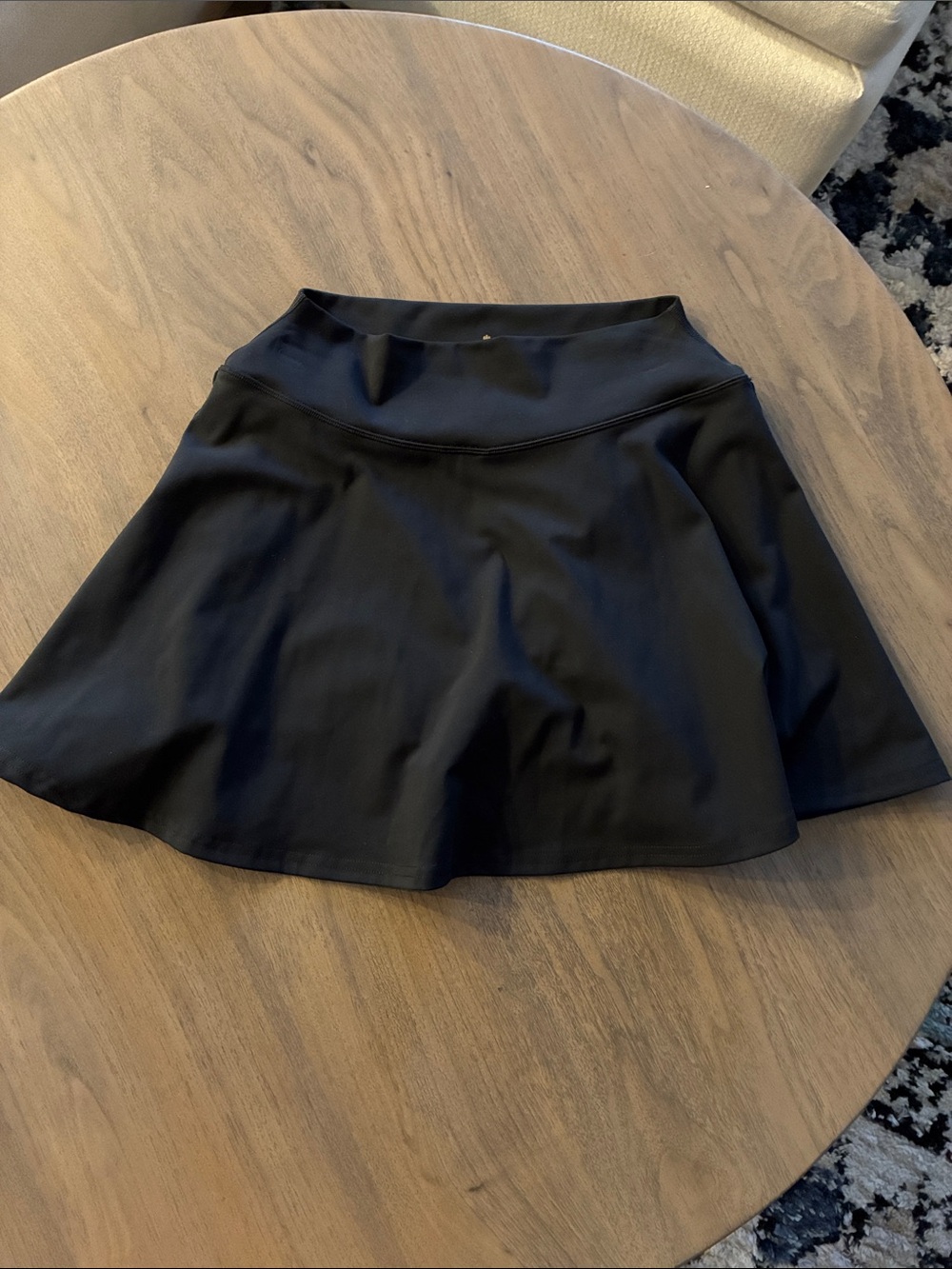 Spiritual Gangster Black A-Line Circle Skater Skirt